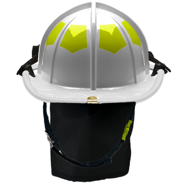 Bullard Traditional Low Rider UST Firefighter Helmet, Super Matte White