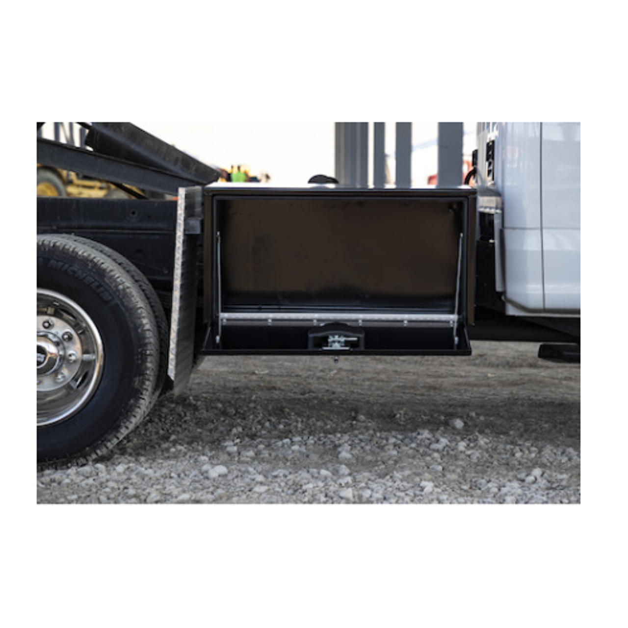 Buyers Products Black Steel Underbody Truck Toolbox with T-Latch Series