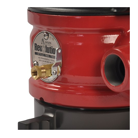 Akron Brass Revolution swivel elbow intake valve used on fire engine pump panel intake