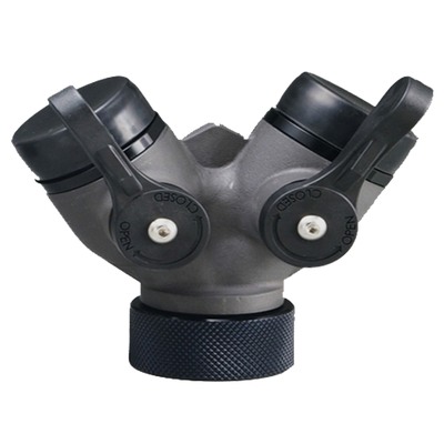 Ally Fire wye valve 311 aluminum fire hose appliance