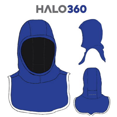 Majestic Halo 360 NB Black EMB Flag Particulate Hood