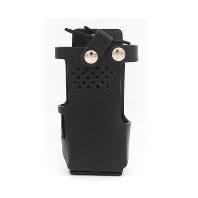 Boston Leather Firefighter Radio Holder for a Motorola APX 5000/5000XE, 6000/6000XE & 8000/8000XE (Model 1.5)