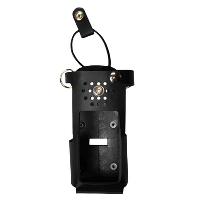 Boston Leather Firefighter Radio Holder for a Kenwood Viking VP8000 Series