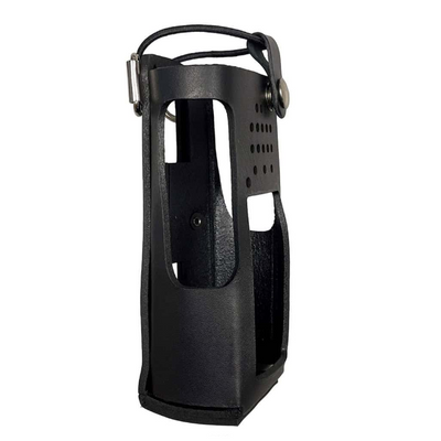 Boston Leather Firefighter Radio Holder for a Motorola Kenwood Viking VP6000 Series