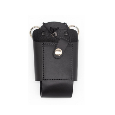 Boston Leather Firefighter Universal Radio Holder 1.5" x 3" Bucket with No Window