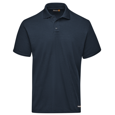 Workrite Men's Short Sleeve Station Wear Polo Shirt - Navy