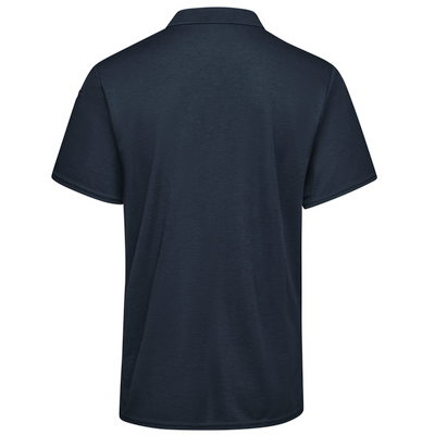 workrite mens short sleeve station wear polo shirt back 