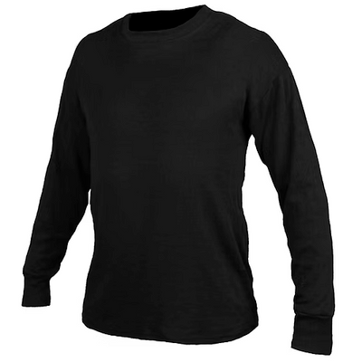Majestic Fitted Fit Long Sleeve, Crew Neck - C6 MAX BLACK 