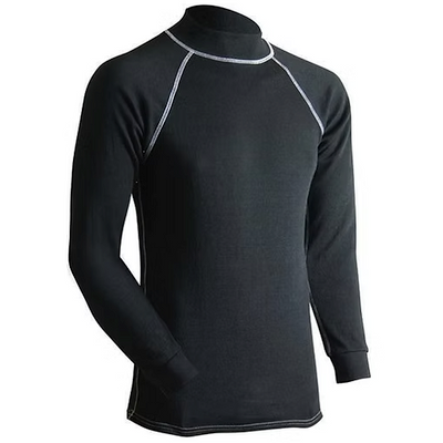 Majestic Relaxed Fit Long Sleeve, Mock Neck -  C6 MAX BLACK