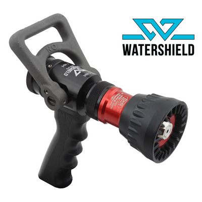 C&S Supply Watershield 1 Dual Flow Nozzle with rubber bumper, Pistol Grip (10,23 GPM) - 1