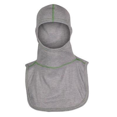 Majestic Fire PRO-X2 Hi-Vis Firefighter Hood - Grey Green