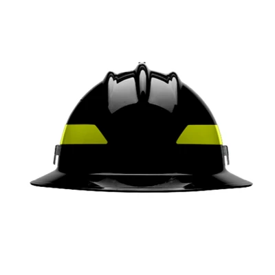Bullard Full Brim Wildland Helmet - Front Black