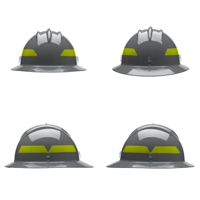 Bullard Full Brim Wildland Helmet - All Dove Grey