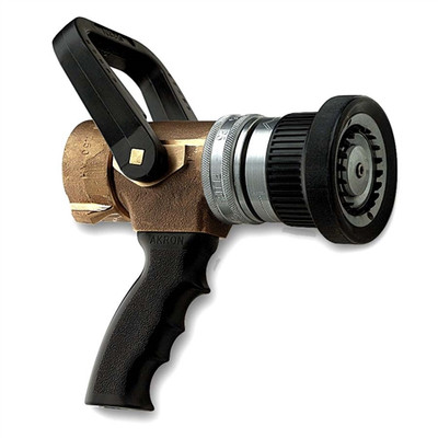 Akron Brass 1-1/2" Industrial Turbojet Nozzle with Pistol Grip Akron Brass 1-1/2" Industrial Turbojet Nozzle with Pistol Grip