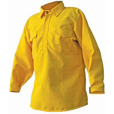 CrewBoss Hickory Brush Shirt, 5.8 oz Tecasafe Yellow CrewBoss Hickory Brush Shirt, 5.8 oz Tecasafe Yellow