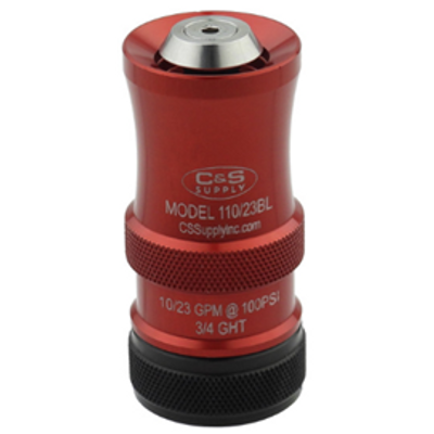 C&S Supply Dual Range 3/4" GHT Bumper less 10-23 GPM Nozzle