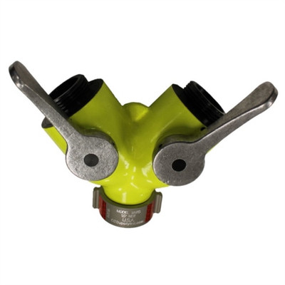 C&S Supply High Visibility 1-1/2" Female Inlet x (2) 1-1/2" Male Outlet Wye Valve C&S Supply High Visibility 1-1/2" Female Inlet x (2) 1-1/2" Male Outlet Wye Valve