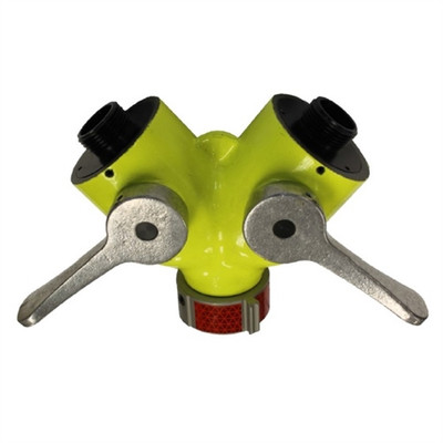 C&S Supply High Visibility 1-1/2" Female Inlet x (2) 1" Male Outlet Wye Valve C&S Supply High Visibility 1-1/2" Female Inlet x (2) 1" Male Outlet Wye Valve