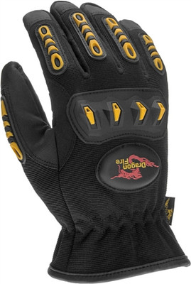 Dragon Fire First Due Extrication Gloves knuckle protection detail