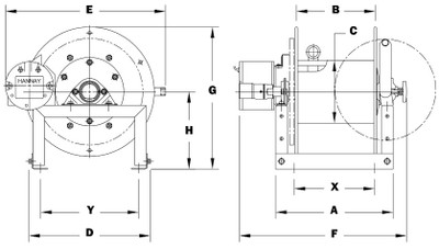 Hannay F4100 Booster Hose Reel, Manual