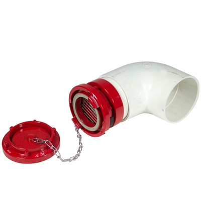 Kochek PVC Storz Dry Hydrant with Cap & Elbow Kochek PVC Storz Dry Hydrant with Cap & Elbow