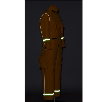 Lakeland Wildland Fire 6oz. Coveralls, Yellow Nomex