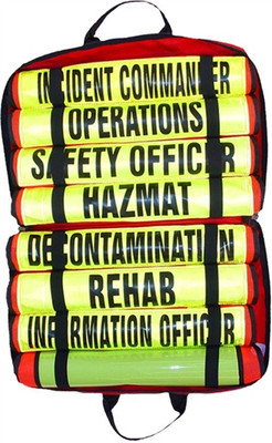 R&B Incident Command HAZMAT Vest Set