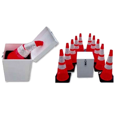 Quick Deploy Spring Cone, 10 Cone Lock Box Quick Deploy Spring Cone, 10 Cone Lock Box