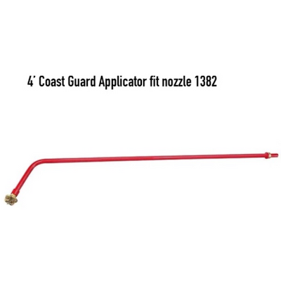 Fire Hose Nozzle 4' Coast Guard Applicator with Fog Heads Fire Hose Nozzle 4' Coast Guard Applicator with Fog Heads