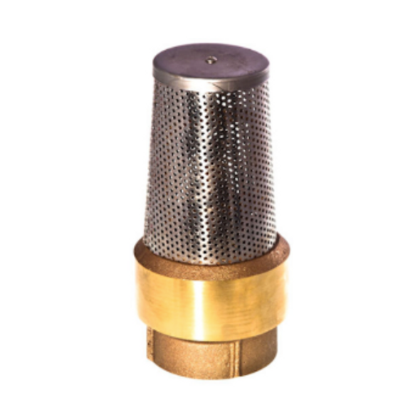 C&S Supply 1 1/2" Brass Foot Valve