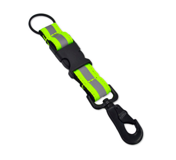 Lightning X Heavy-Duty Firefighter Quick Release Key Chain w/ Reflective Trim