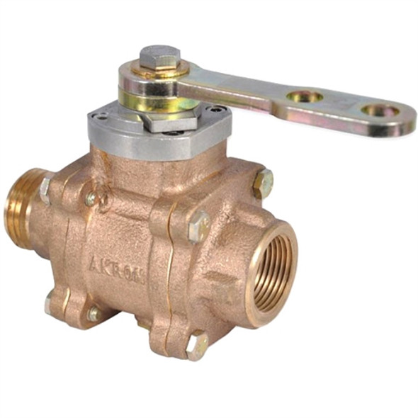 Akron Brass 8915 1-1/2" Swing-Out Valve, Polymer Ball