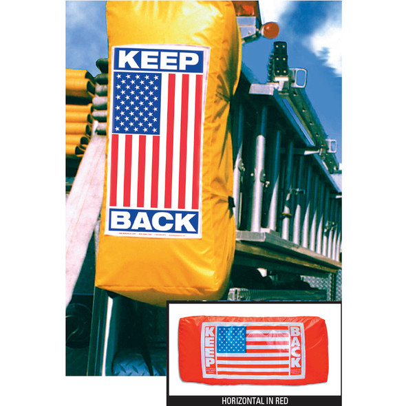 FRC Skull Saver Ladder Boot, American Flag, Keep Back