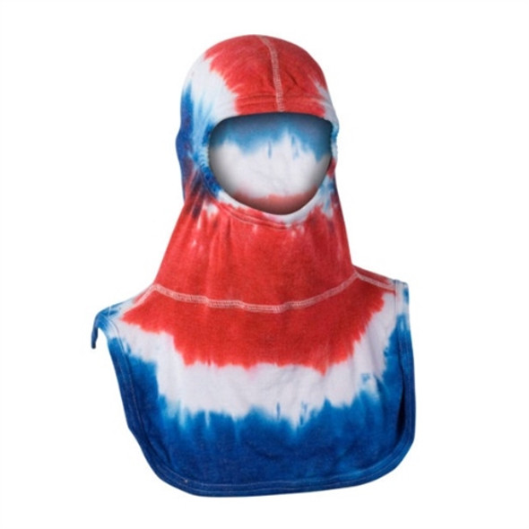 Majestic PAC II Tie-Dye Firefighting Hood, Red, White, and Blue