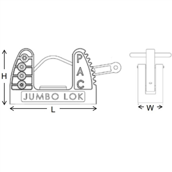 PAC Tool Jumbo Lok Adjustable Mounting Bracket