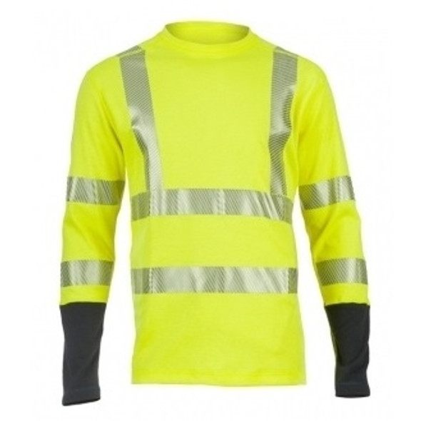 True North Power Dry Dual Hazard Hi-Vis Yellow Shirt