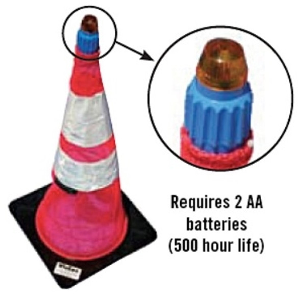 Quick Deploy Spring Cone LED Light