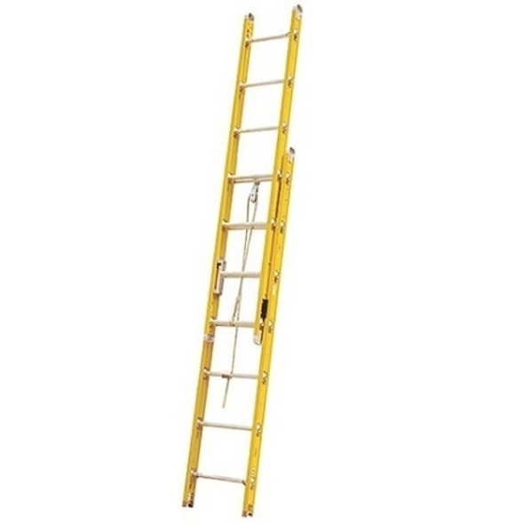 Alco-Lite Firefighter Fiberglass 3-Section Roof Ladder