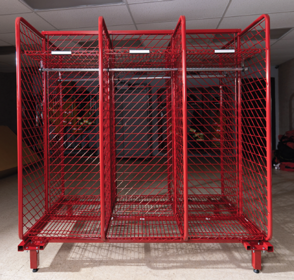 Ready Rack Freestanding Red Rack, Double Side