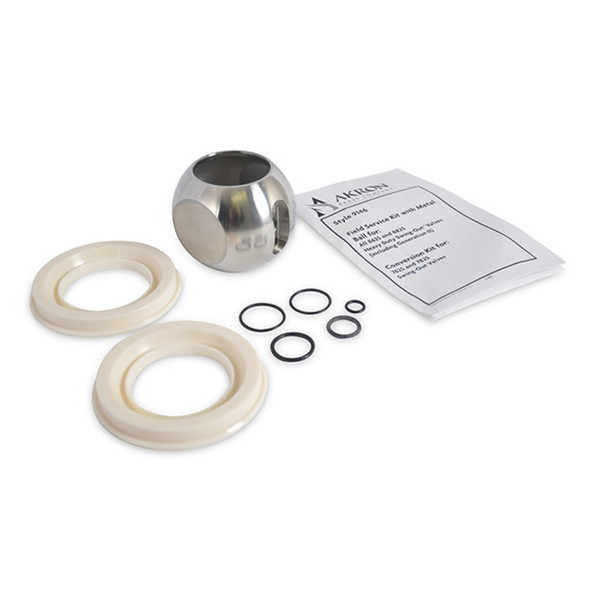 Akron Swing-Out Valve Field Service / Conversion Kit with Stainless Ball for 2.5"