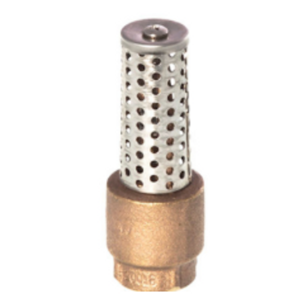 C&S Supply 1/2" Brass Foot Valve