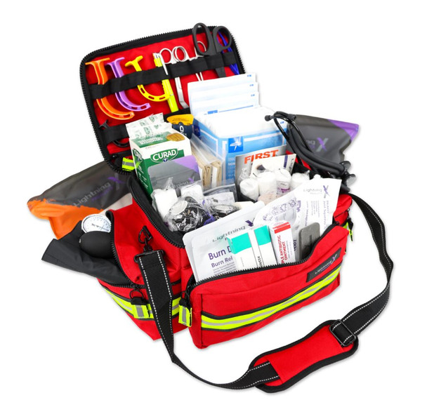 Lightning X Mid-Sized First Responder EMT Bag w/ Standard Fill Kit B