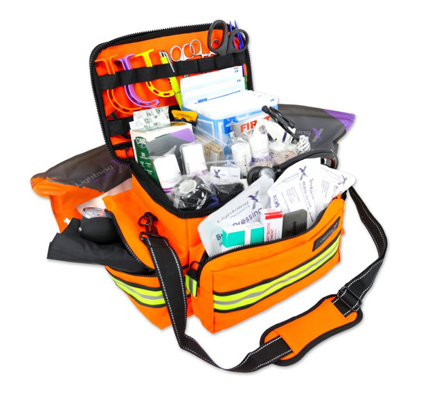 Lightning X Mid-Sized First Responder EMT Bag w/ Standard Fill Kit B