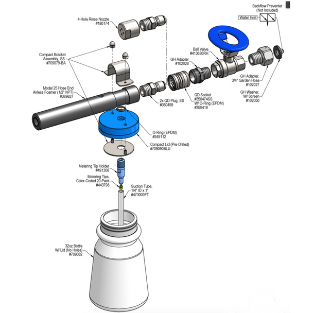 Lafferty Model 250 Compact Airless Foamer