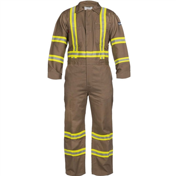 Lakeland 9oz. FR Cotton Coveralls with Reflective Trim