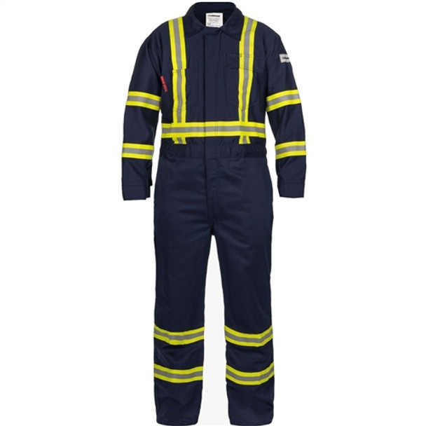 Lakeland 9oz. FR Cotton Coveralls with Reflective Trim