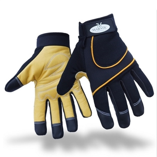 Majestic Leather Palm Mechanics Gloves