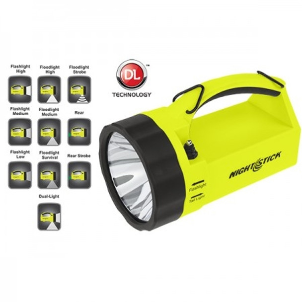 Nightstick Viribus Intrinsically Safe Dual-Light Rechargeable Lantern