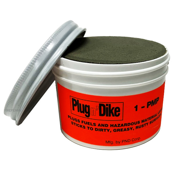 Plug N Dike Pre-Mix Sealer, smaller leaks, 1 lbs. jar