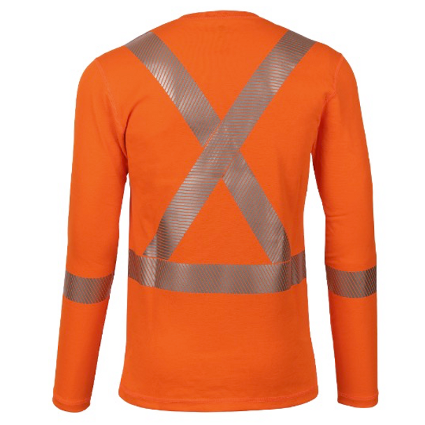 True North Pro Dry Long Sleeve Hi-Vis Orange Shirt